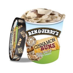 BEN & JERRY'S CINNAMON BUNS NON-DAIRY ICE CREAM 458ML