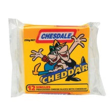 Load image into Gallery viewer, CHESDALE CHEESE SLICE CHEDDAR 12 SLICES
