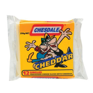 CHESDALE CHEESE SLICE CHEDDAR 12 SLICES