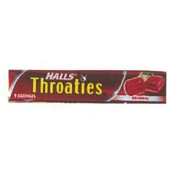 HALLS THROATIES ORIGINAL 34G