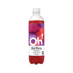 OH! SODA WATER RED BERRY 500ML