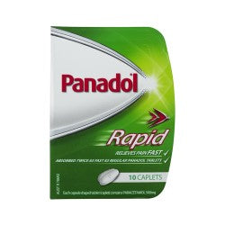 PANADOL RAPID RELIVES PAIN FAST 10 CAPLETS
