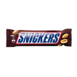 SNICKERS CHOCOLATE BAR 50G