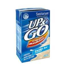 SANITARIUM BREAKFAST DRINK UP & GO VANILLA ICE 250ML